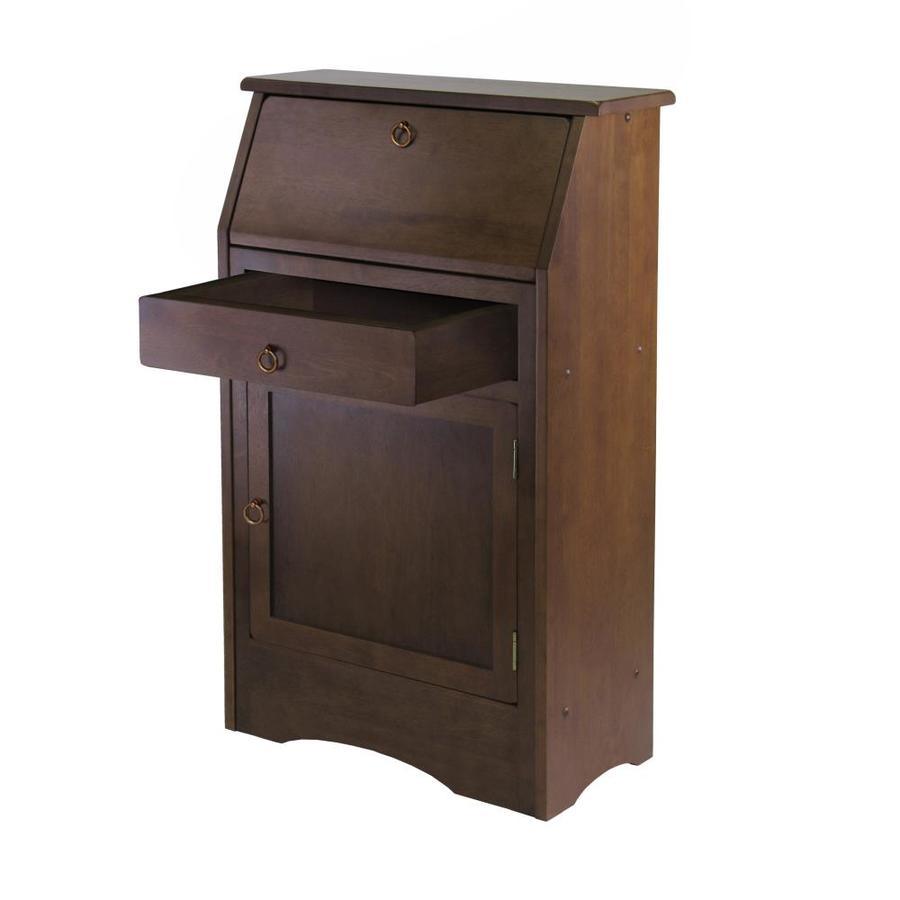 Winsome Wood Regalia 25.12-in Brown Traditional Secretary Desk