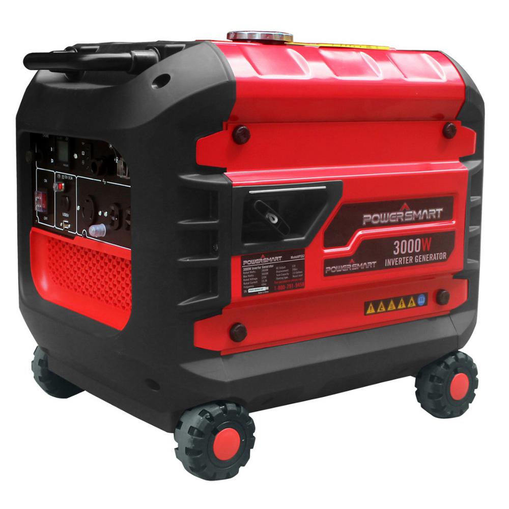 PowerSmart 3000-Watt Gas Powered Inverter Generator