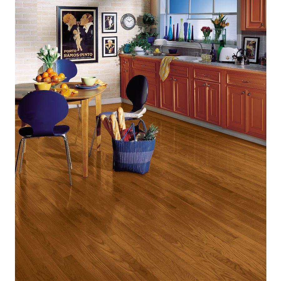 Bruce Manchester 2.25-in Gunstock Oak Smooth/Traditional Solid Hardwood Flooring (20-sq ft)