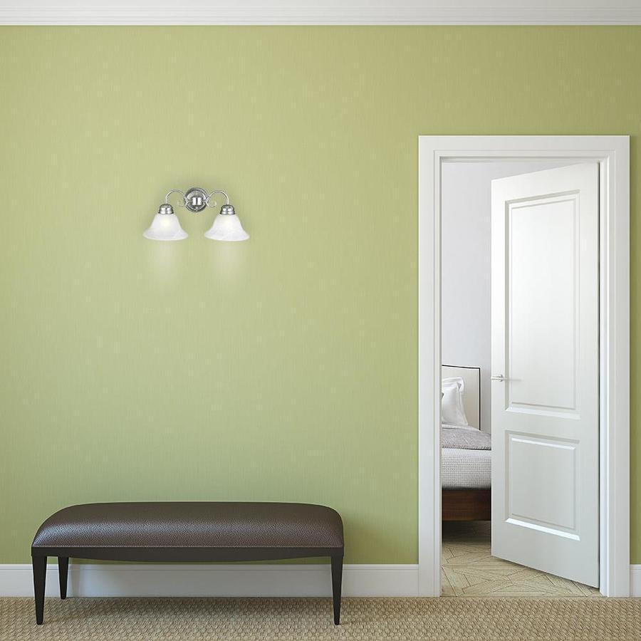 Design House Millbridge 2-Light Nickel Transitional Vanity Light