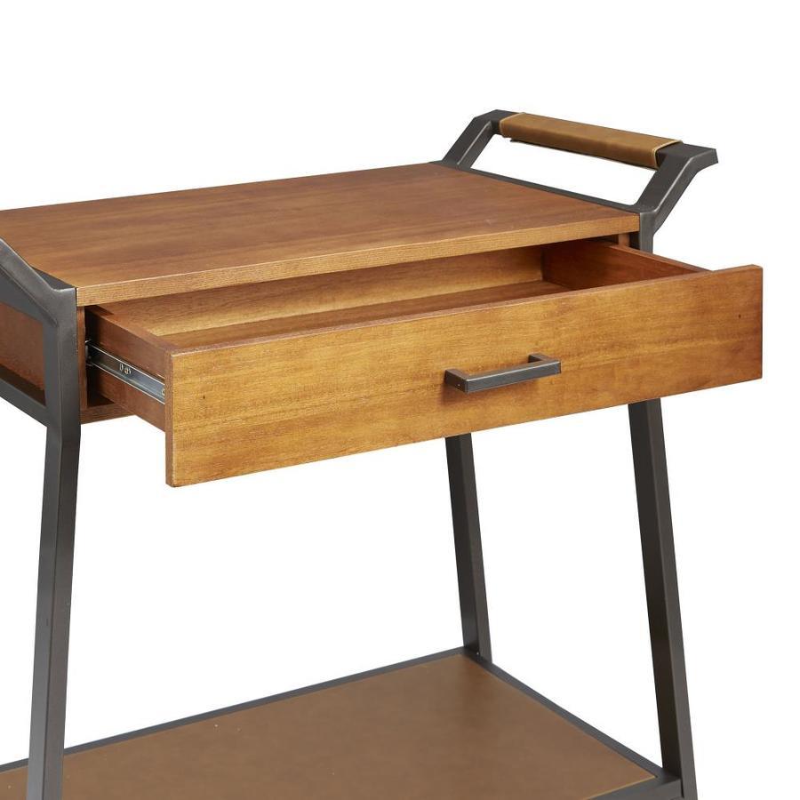 Cheyenne Products 35.98-in x 34.13-in Rubberwood Multiple Colors/Finishes Rectangle Cart Bar