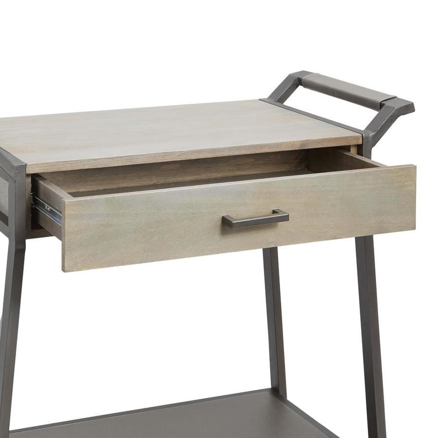 Cheyenne Products Cohen 35.98-in x 34.13-in Rubberwood Multiple Colors/Finishes Rectangle Cart Bar