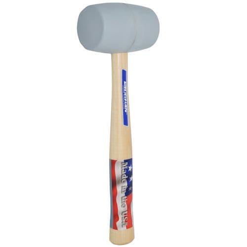 VAUGHAN 20-oz Smooth Face Rubber Head Wood Rubber Mallet