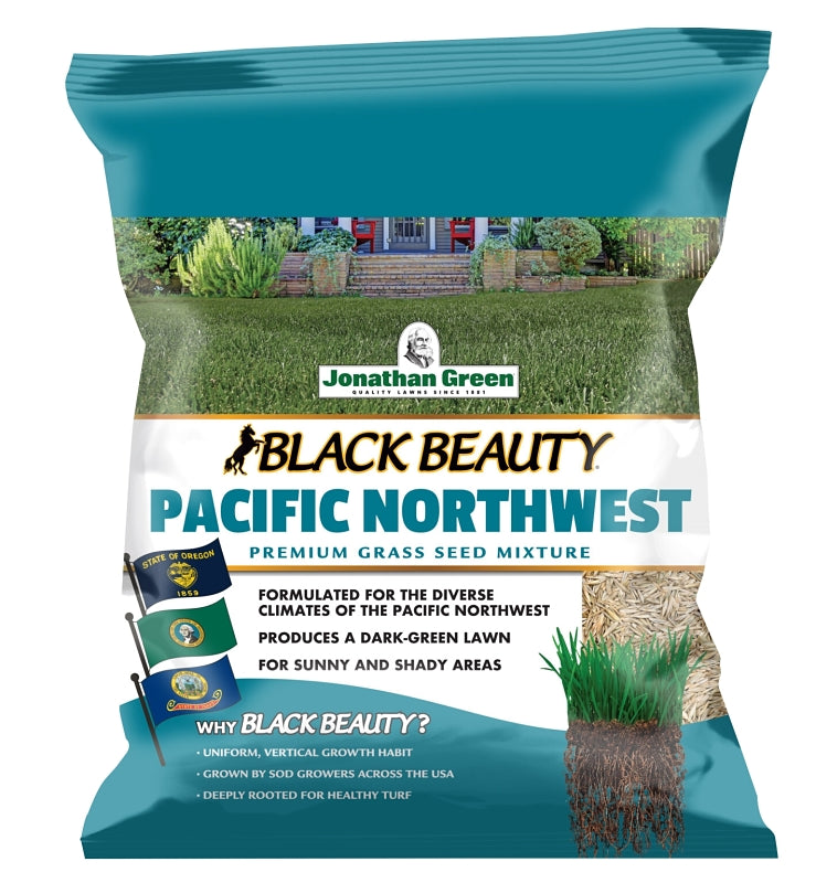 Jonathan Green Black Beauty Pacific Northwest Series 10366 Premium Grass Seed Mix, 7 lb Bag