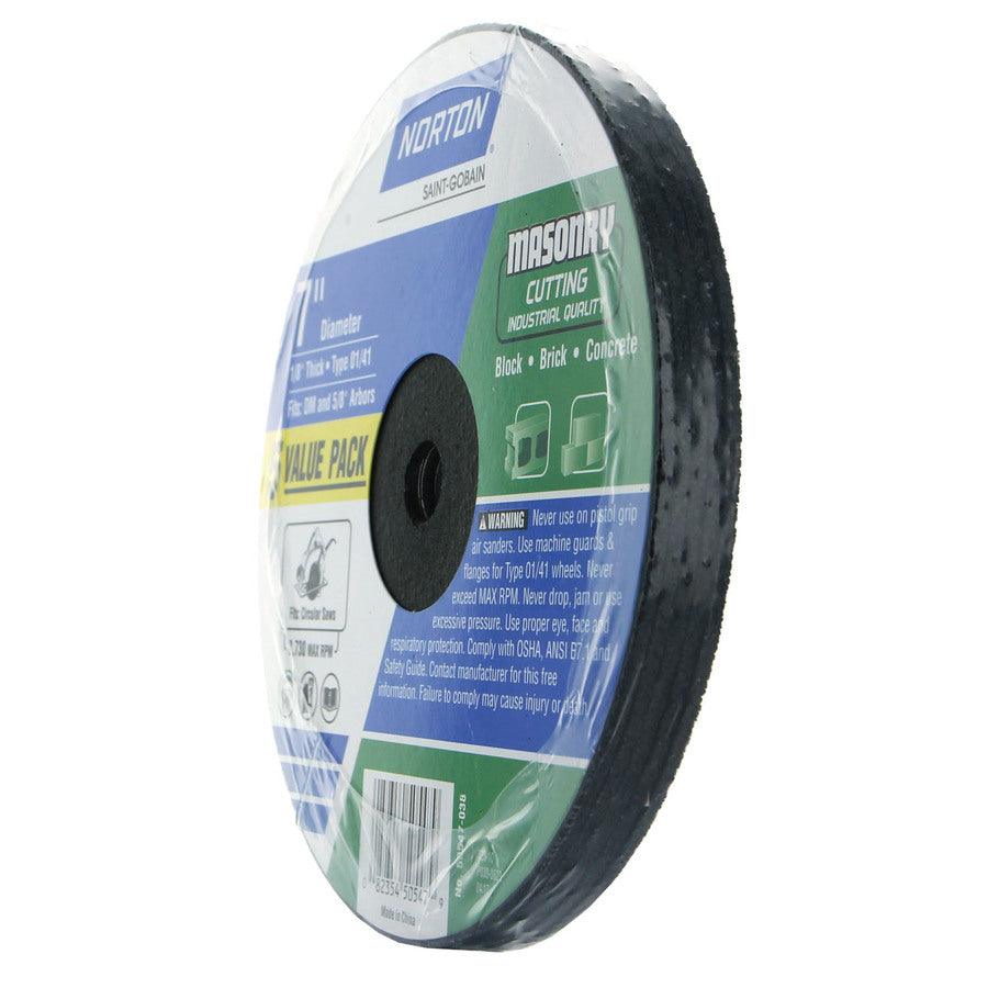 Norton Bluefire 5-Pack Bonded Abrasive 7-in Cut-off Wheel