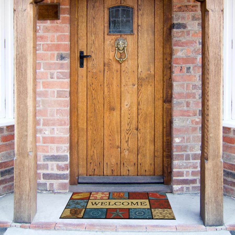 Mohawk Home Regional Doormats 1-1/2-ft x 2-1/2-ft Rectangular Outdoor Door Mat