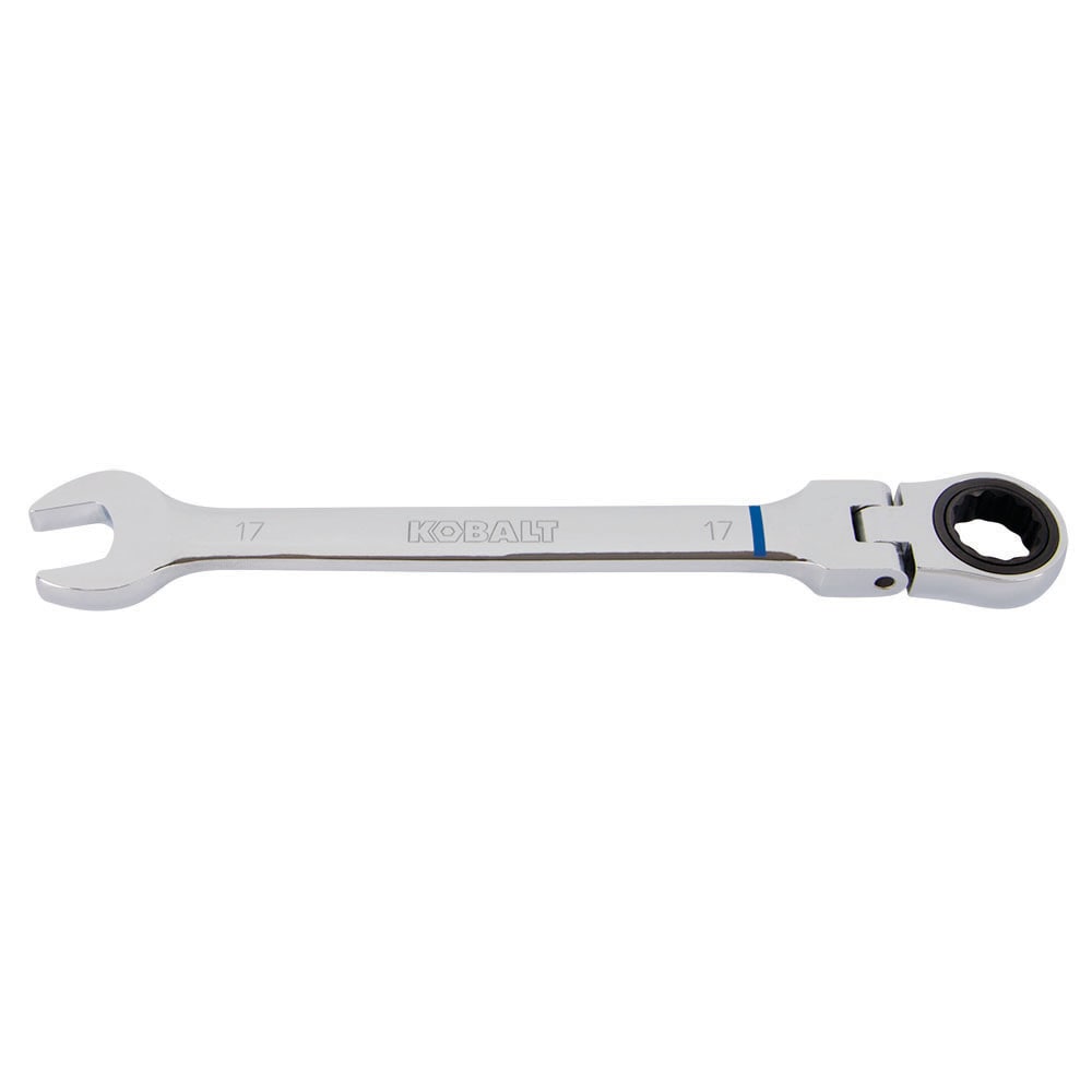 Kobalt 17mm 12-point Metric Flexible Head Ratchet Wrench