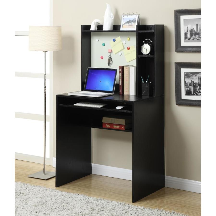 Convenience Concepts Designs2Go 31.5-in Black Writing Desk