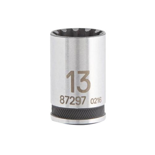 Kobalt Universal Metric 3/8-in Drive Spline 13mm Shallow Socket