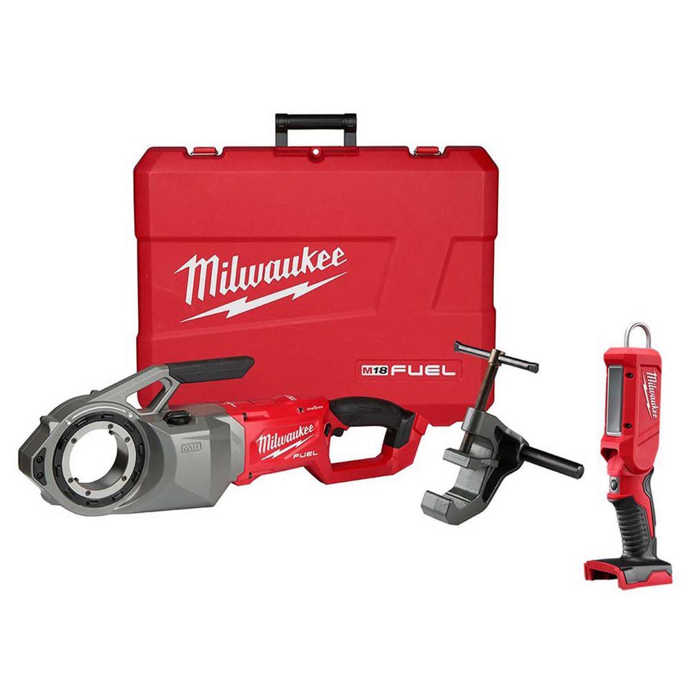 M18 FUEL ONE-KEY Cordless Brushless Pipe Threader with LED Stick Light