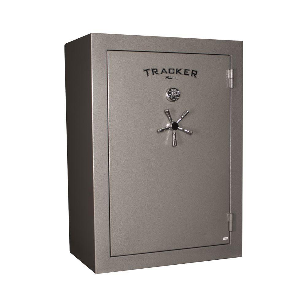 64-Gun Fire-Resistant Electronic Lock Gun Safe, Gray