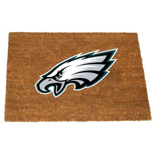 The Memory Company Philadelphia Eagles 1-1/2-ft x 2-1/2-ft Brown Rectangular Outdoor Door Mat