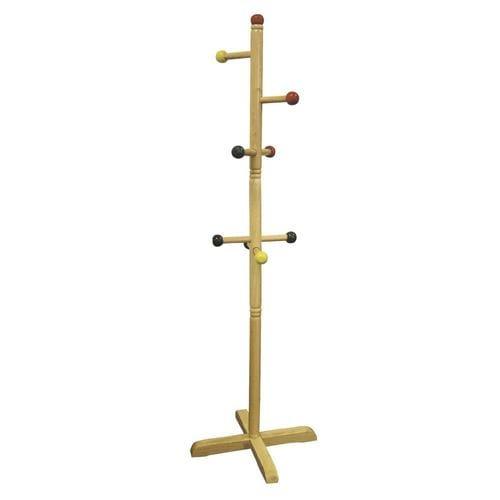 ORE International Natural 8-Hook Coat Stand