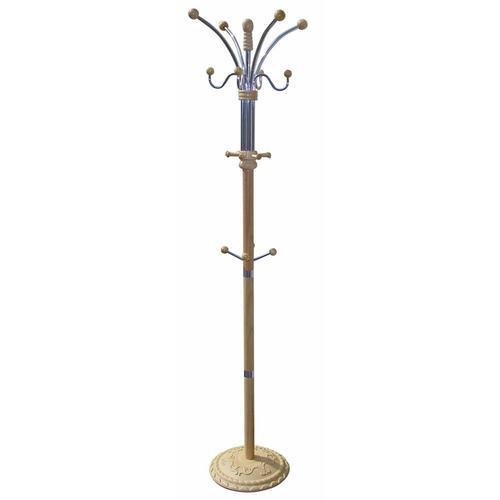 ORE International Natural Finish 12-Hook Coat Stand