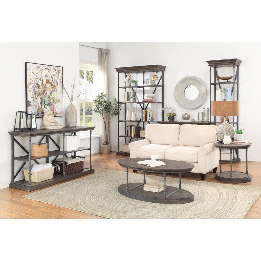 Coast to Coast Corbin Collection Brown Wood Veneer Coffee Table