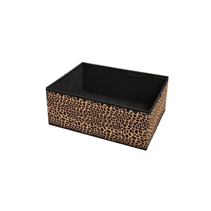 ORE International 6 Drawers Cheetah Print Wheeled Metal Cart