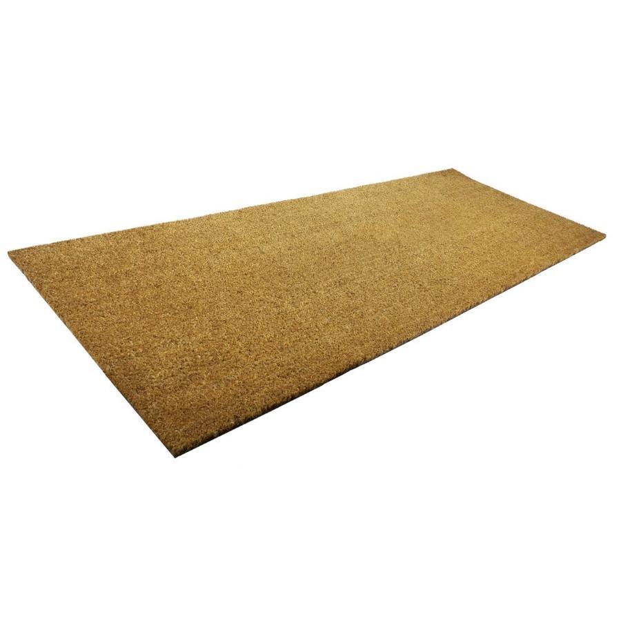 Entryways Basics Collection 2-ft x 5-ft Brown Rectangular Outdoor Door Mat