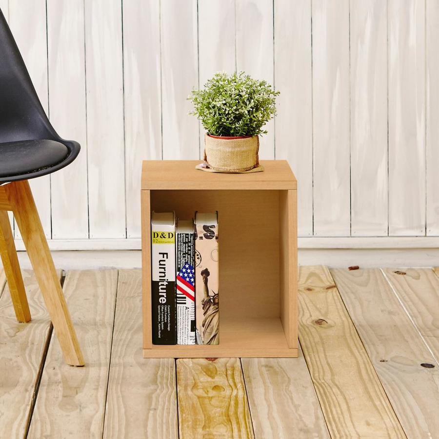 Way Basics 1 Compartment Natural Stackable Recycled Paperboard Cube