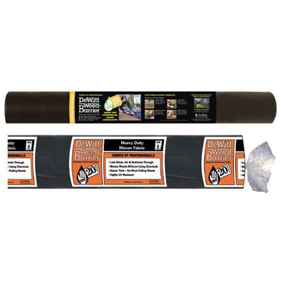 Dewitt 20YR4250 20 Year Weed Barrier Landscape Fabric, 4-Feet