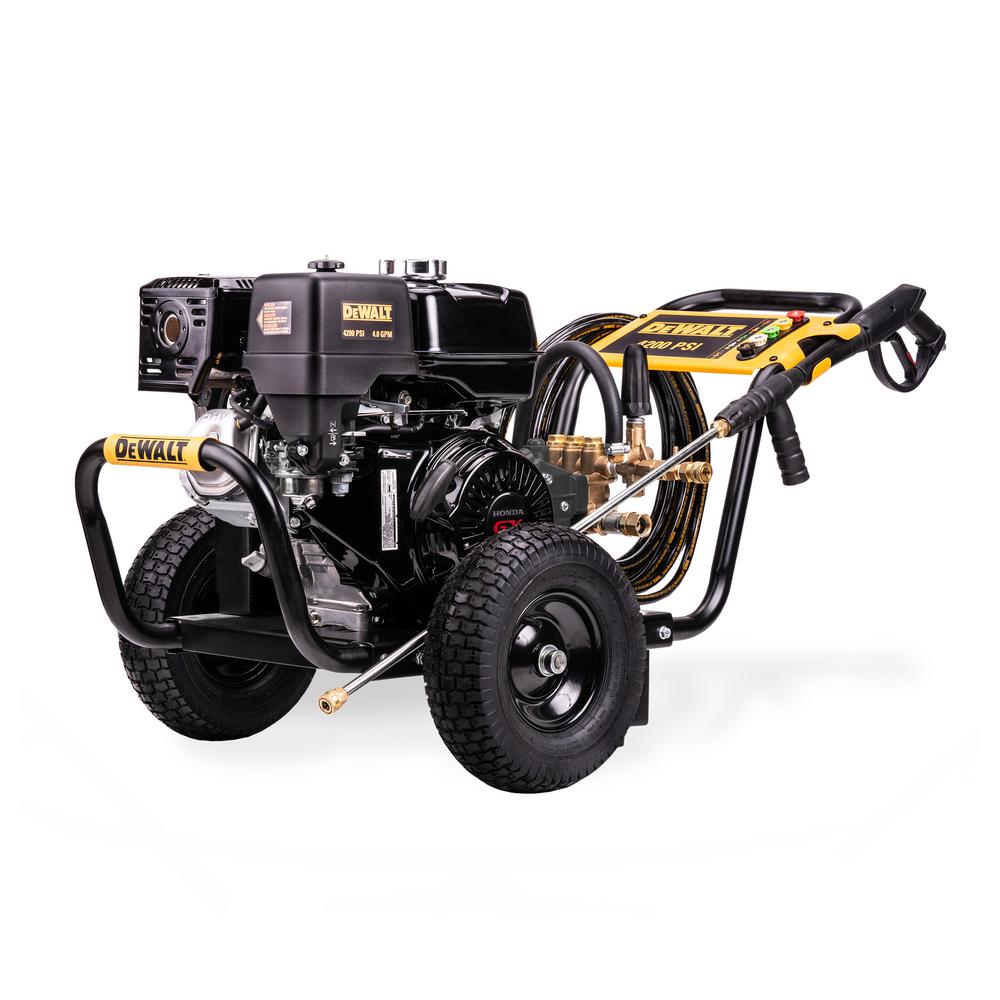 DEWALT Honda GX390 4,200 PSI 4 GPM Belt Drive Gas Pressure Washer