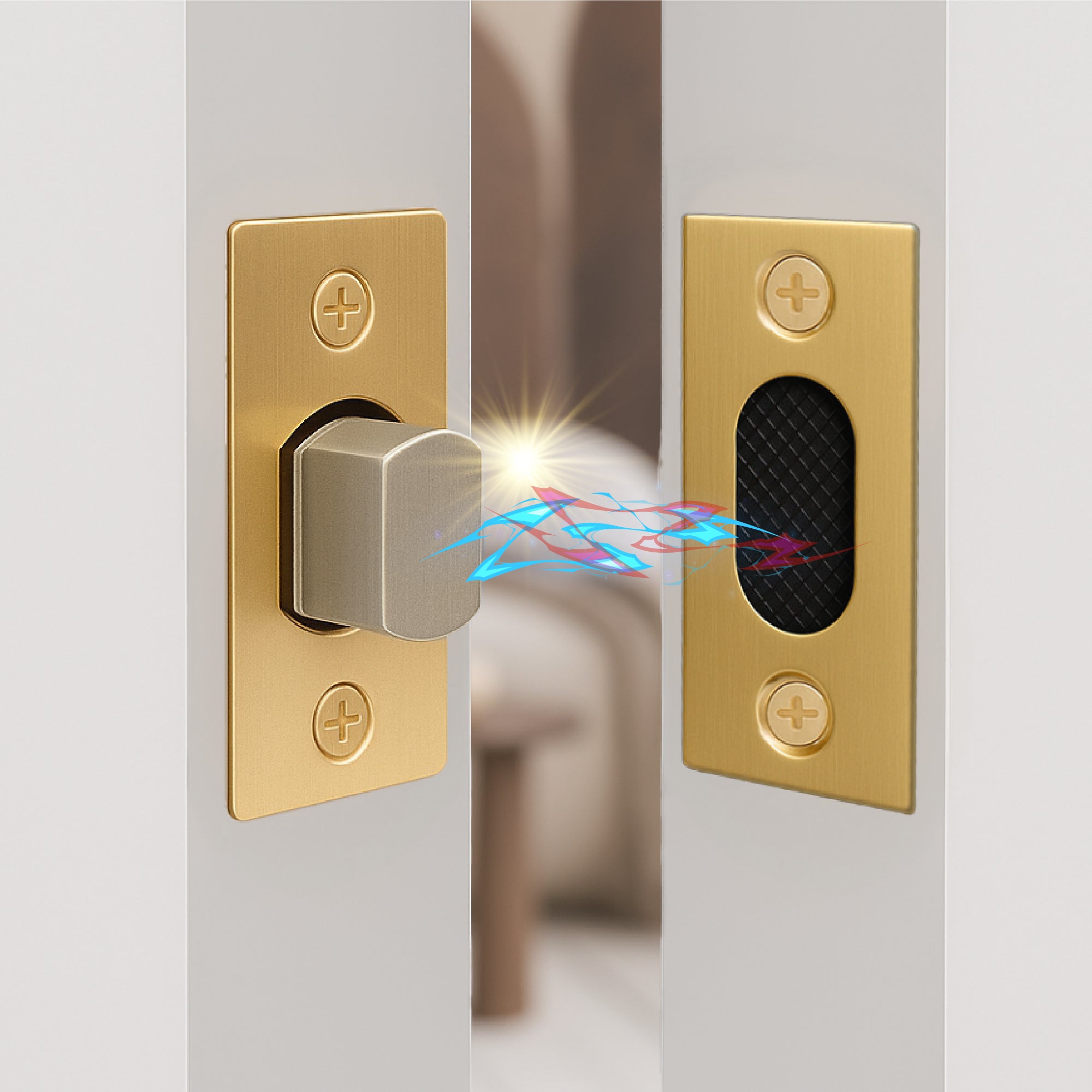 Mega Handles Magnetic Tubular Latch