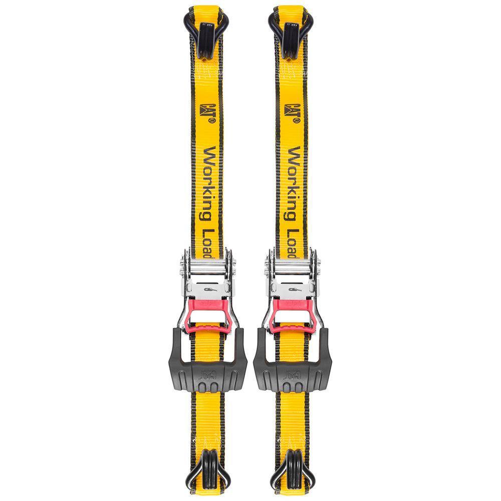 16 ft. x 1-1/2 in., 1500 lbs. Super-Duty Ratcheting Tie-Down Straps (2-Piece)