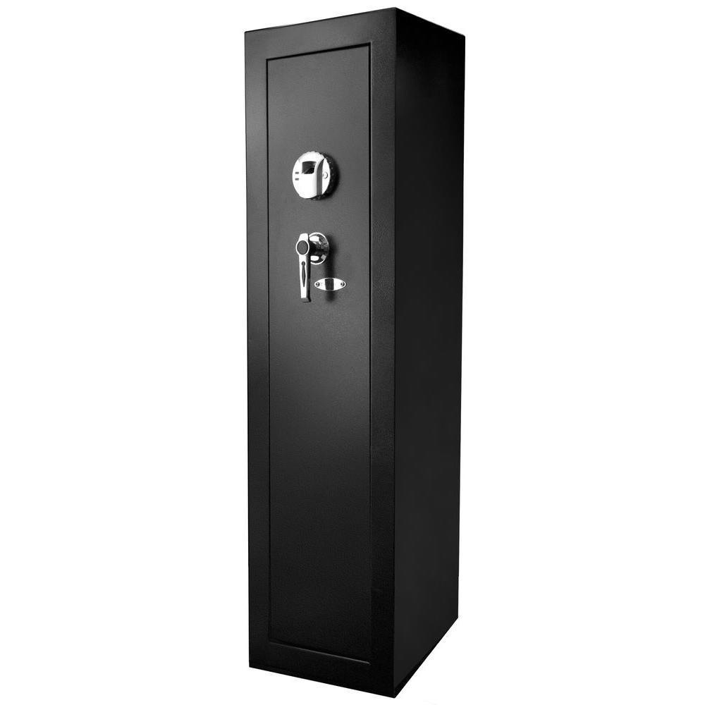 5.5 cu. ft. 12-Gun Large Biometric Safe, Black Matte