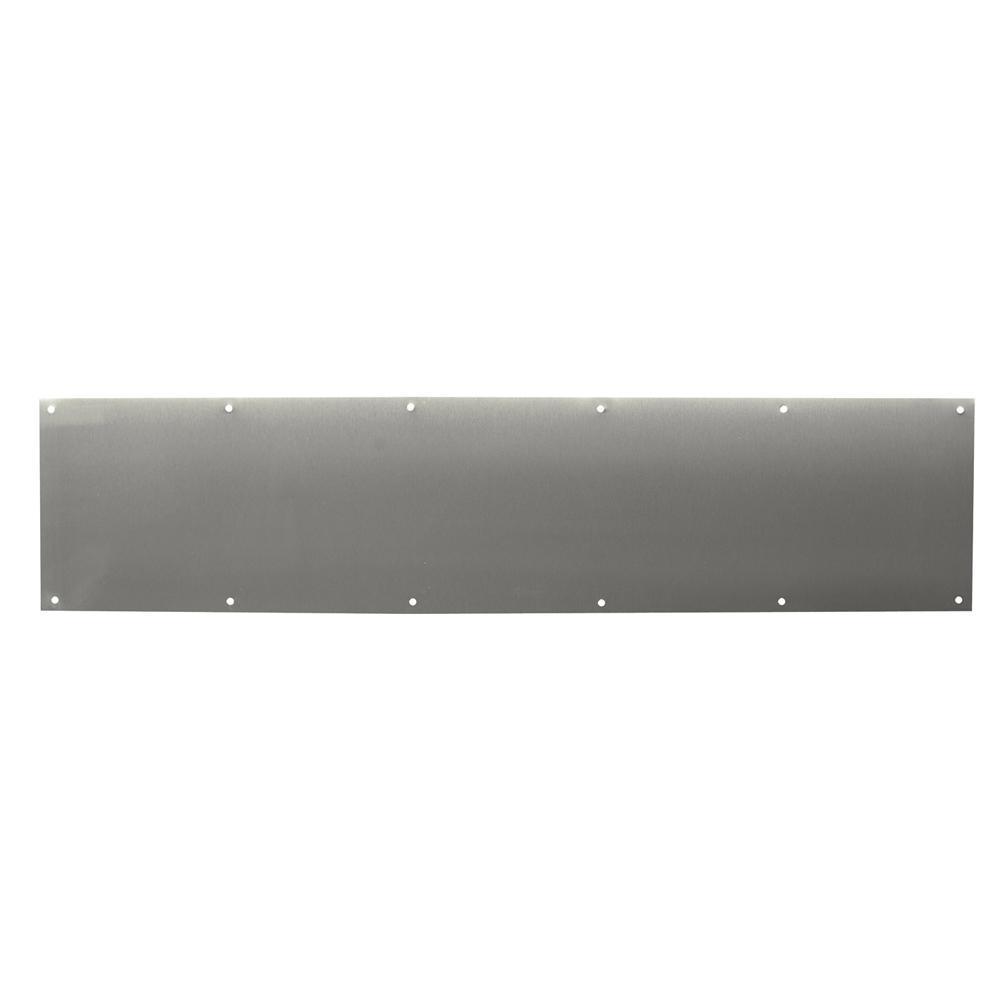 8 in. x 34 in., Stainless Steel, Door Kick Plate