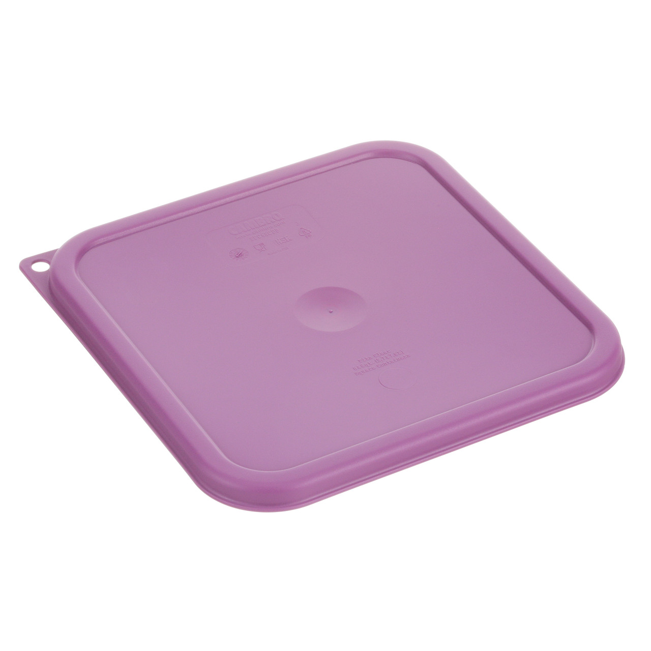 SFC6SCPP441 - Cambro - 6 to 8 qt Allergen Free Purple CamSquare® Cover