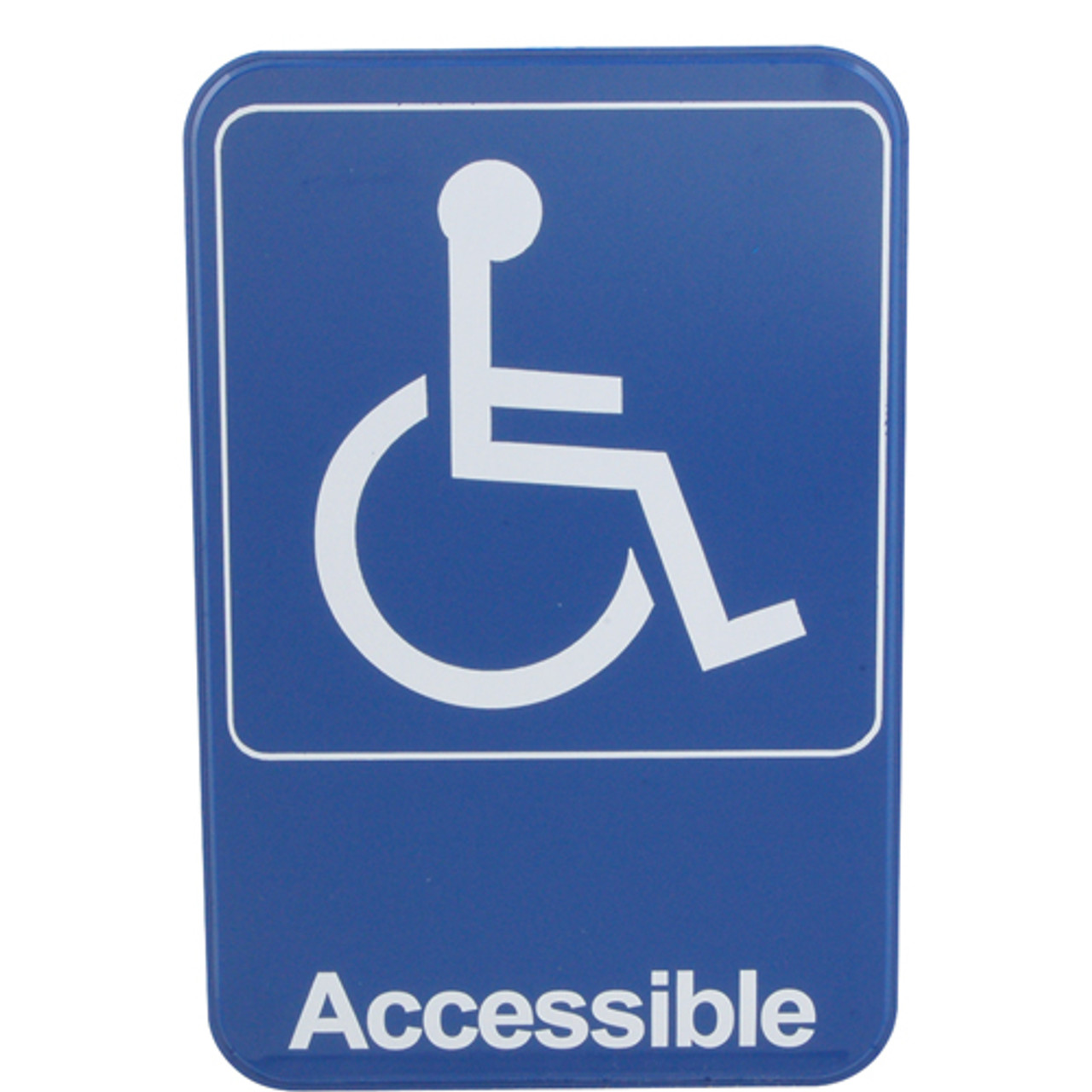 5644 - Vollrath - 6 in x 9 in Accessible Sign