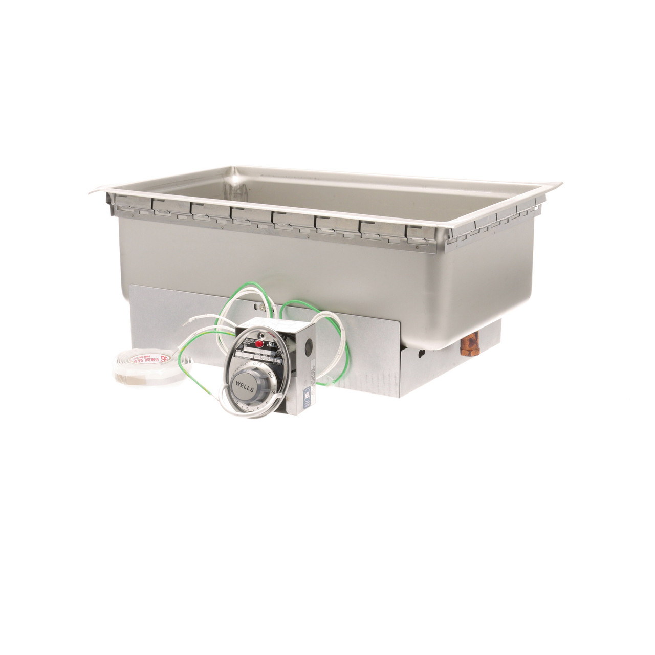 SS206D - Wells - Single Pan Built-In Warmer w/ Drain