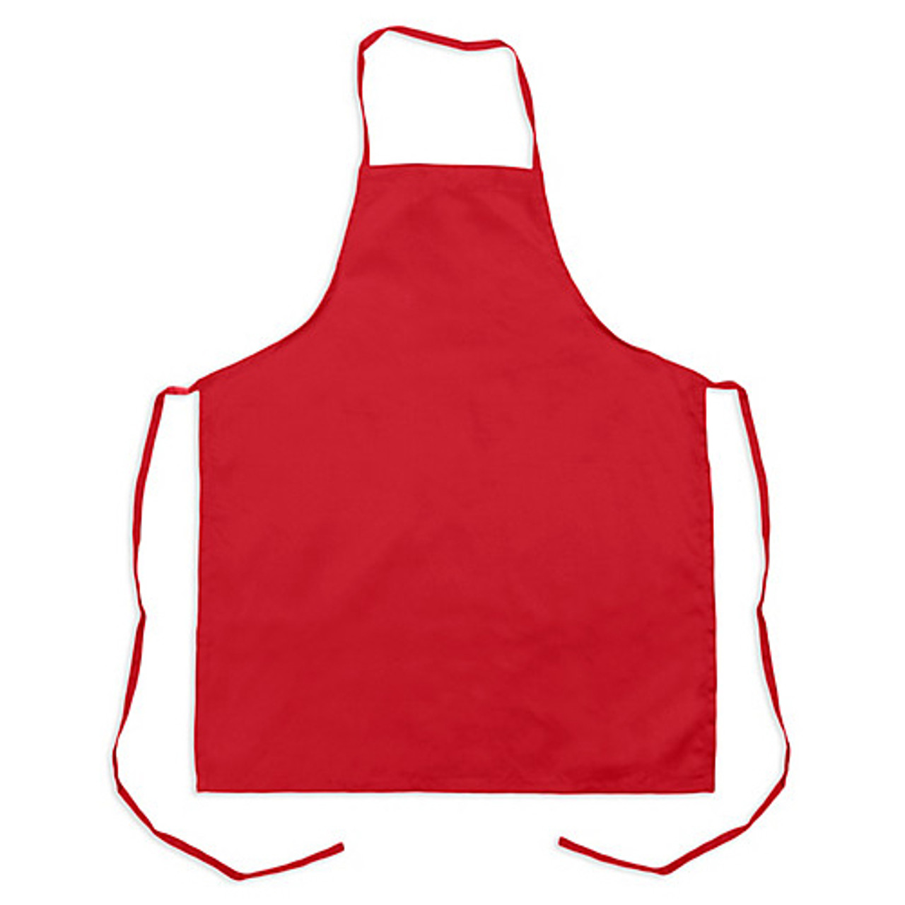 1033RED - KNG - 32 in Red Bib Apron