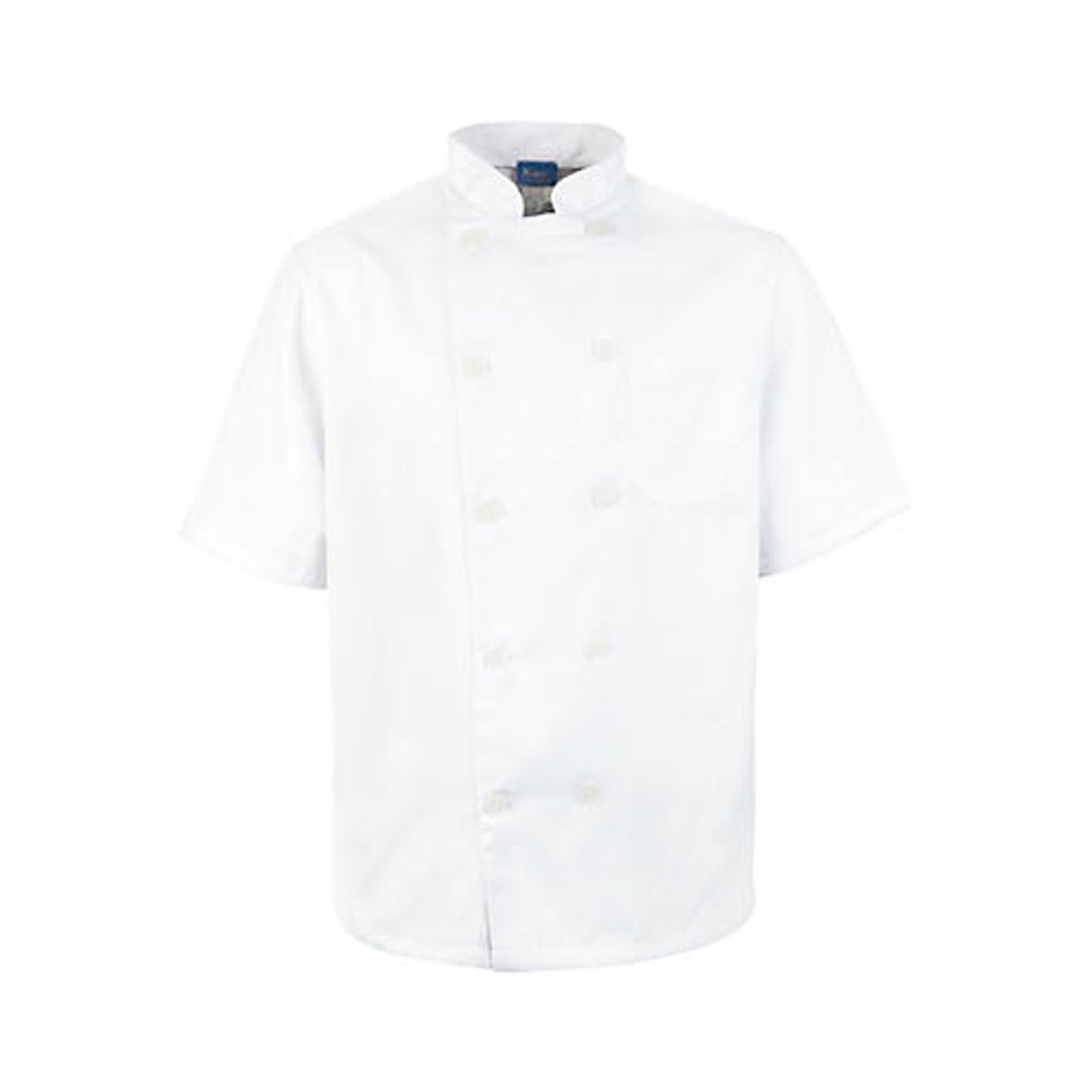 1051XL - KNG - XL Men's White Short Sleeve Chef Coat