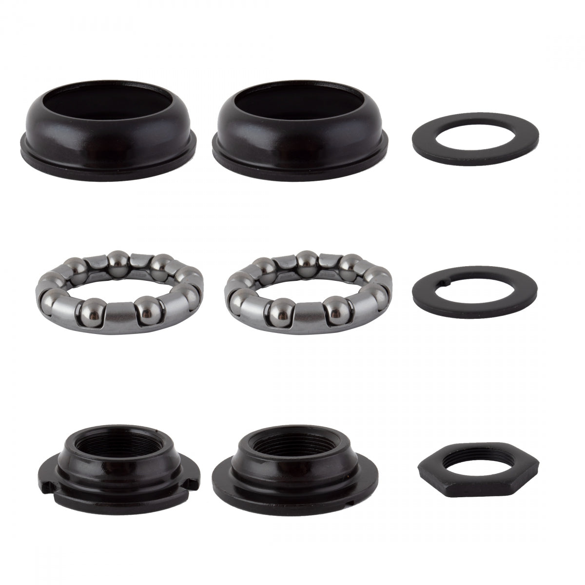 Black Ops Caged Bearings Press Fit Bottom Bracket Set Black for One-Piece Cranks