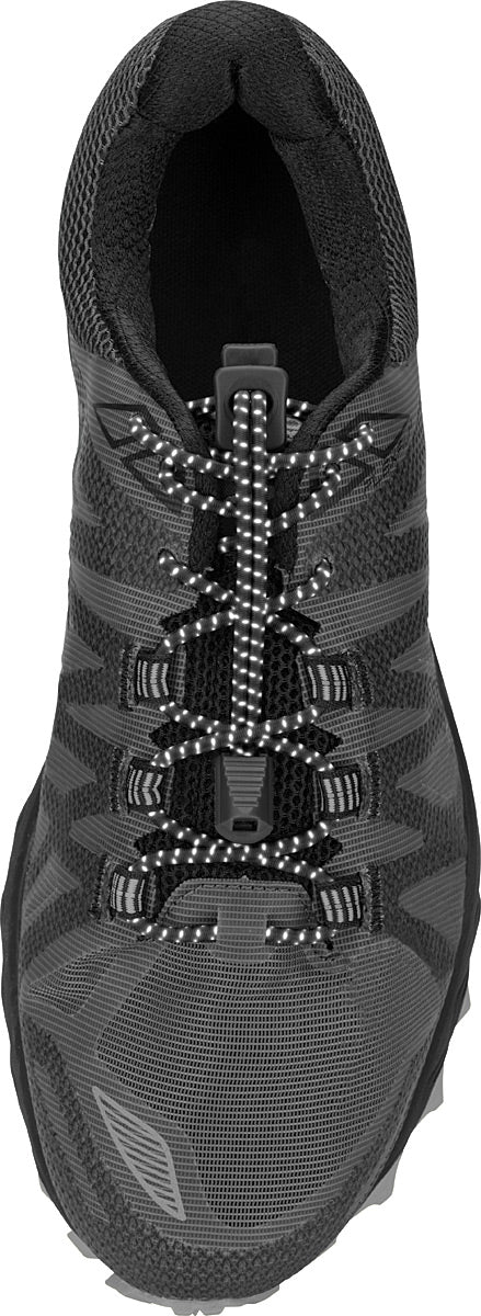 Nathan Lock Laces Reflective Run Laces - Black Footwear Maintenance