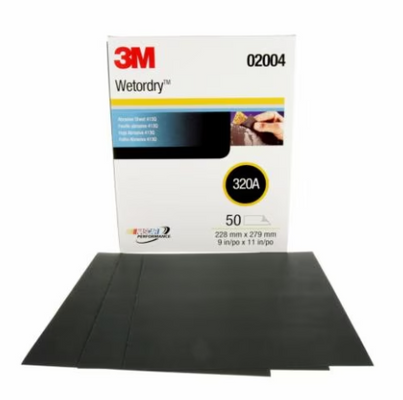 3M 9" X 11" 320A Wetordry Tri-M-ite Sheet (2004)