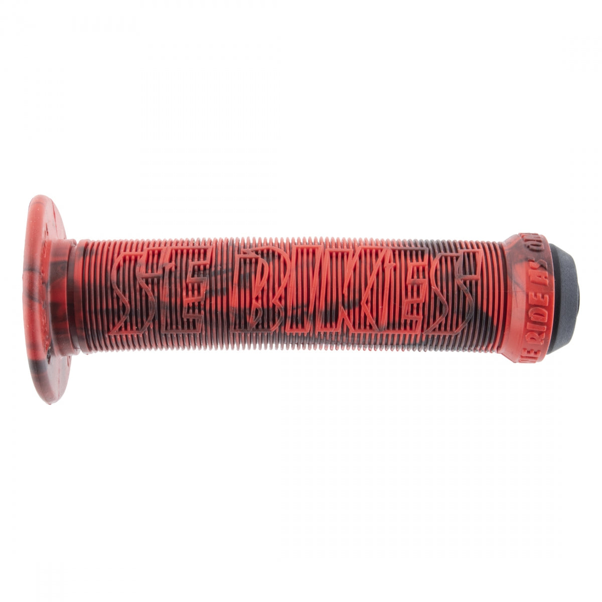 Se Bikes Bike Life Grips w/ Flange Red Swirl 138mm