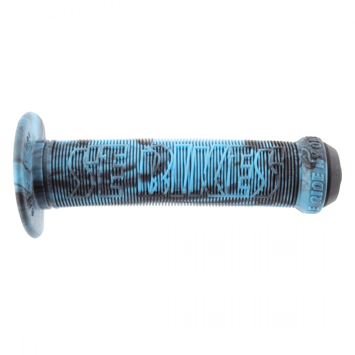 Se Bikes Bike Life Grips w/ Flange Blue Swirl 138mm