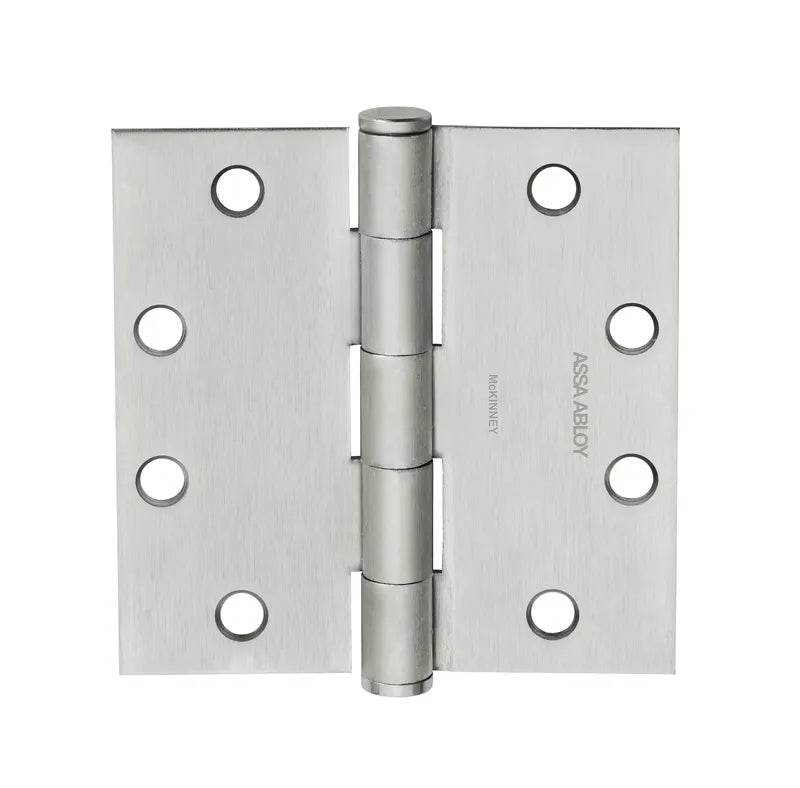 McKinney T2314 Stainless Steel Standard Weight Plain Bearing Full Mortise Five Knuckle Hinge