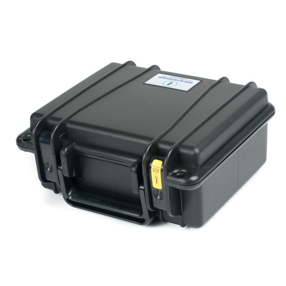 9.85 in. Watertight Tool Case in Black