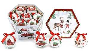 Santas Forest 99805 Ornament, Classic Set, with Matching Box