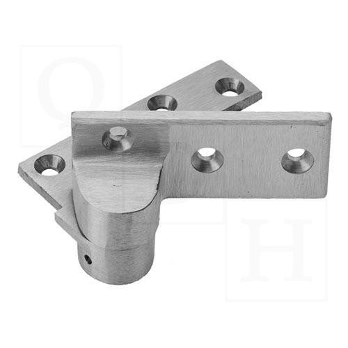 Rixson 380 626 Half Mortise Offset Top Pivot, Handed, 626-US26D Brushed Chrome Finish