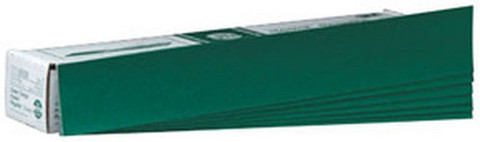 3M 2-3/4" X 16-1/2" 100E Green Corps Hookit Regalite Sheet (538)