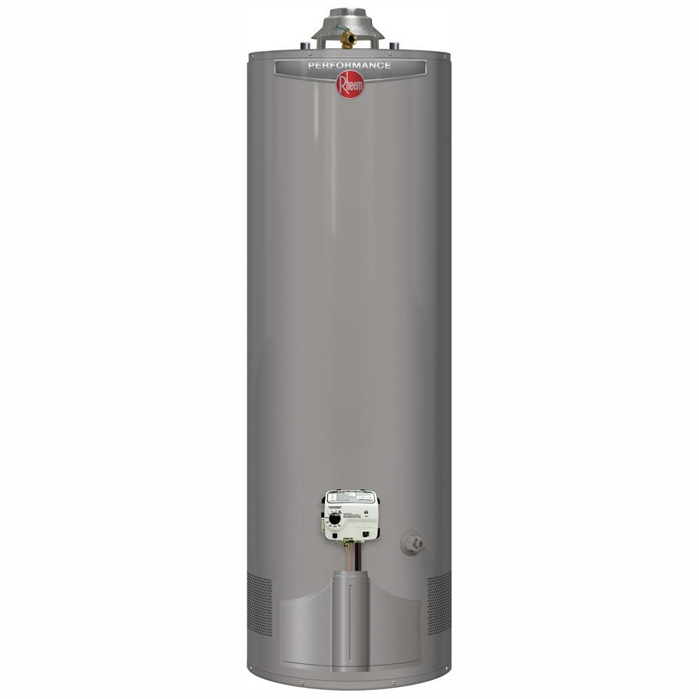 Performance 40 Gal. Tall 6-Year 38,000 BTU Ultra Low NOx (ULN) Natural Gas Tank Water Heater with Top T and P Valve