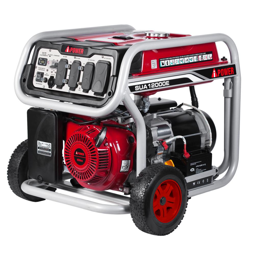 A-iPower 9000-Watt Gasoline Powered Electric Start Portable Generator