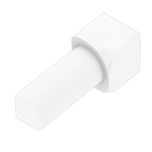 Schluter Systems Rondec 0.25-in W x 1-in L Bright White PVC Inside Corner Tile Edge Trim