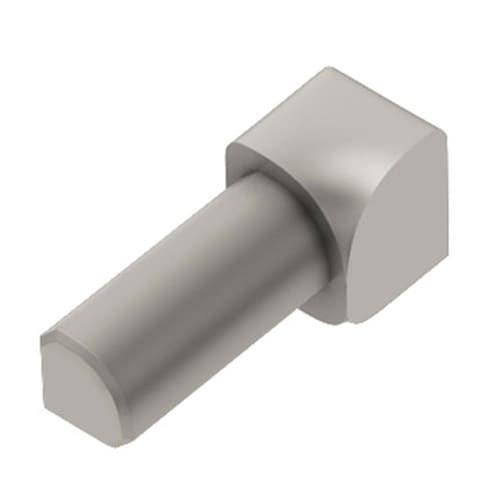 Schluter Systems Rondec 0.375-in W x 1-in L Satin Nickel Aluminum Inside Corner Tile Edge Trim