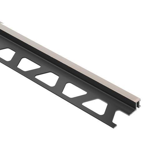 Schluter Systems Dilex-BWA 0.25-in W x 98.5-in L Stone Grey PVC Tile Edge Trim