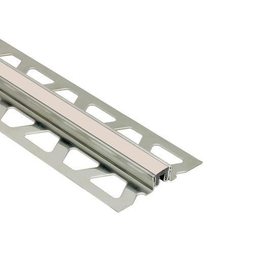 Schluter Systems Dilex-KSN 0.375-in W x 98.5-in L Cream Steel Tile Edge Trim