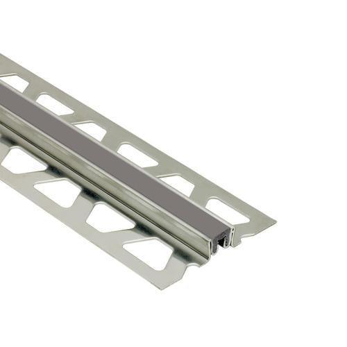 Schluter Systems Dilex-KSN 0.531-in W x 98.5-in L Dark Anthracite Steel Tile Edge Trim